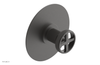 DUSTRIE - Pressure Balance Shower Plate & Handle Trim - Grooved 4-626