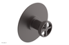 DUSTRIE - Pressure Balance Shower Plate & Handle Trim - Grooved 4-626