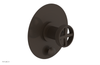 DUSTRIE - Pressure Balance Shower Plate with Diverter and Cross Handle Trim Set - Grooved 4-630