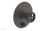 DUSTRIE - Pressure Balance Shower Plate with Diverter and Cross Handle Trim Set - Grooved 4-630