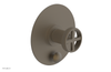 DUSTRIE - Pressure Balance Shower Plate with Diverter and Cross Handle Trim Set - Grooved 4-630