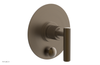 DUSTRIE - Pressure Balance Shower Plate with Diverter and Lever Handle Trim Set - Grooved 4-631