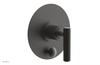 DUSTRIE - Pressure Balance Shower Plate with Diverter and Lever Handle Trim Set - Grooved 4-631