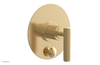 DUSTRIE - Pressure Balance Shower Plate with Diverter and Lever Handle Trim Set - Grooved 4-631