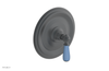 JAMESTOWN - Thermostatic Shower Trim - Lever Handle with "Light Blue" Accents 4-735