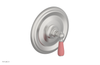 JAMESTOWN - Thermostatic Shower Trim - Lever Handle with "Pink" Accents 4-735