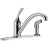 Delta Classic Single Handle Kitchen Faucet With Spray - Golzar Home