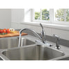 Delta Classic Single Handle Kitchen Faucet With Spray - Golzar Home