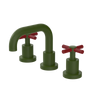 Rubinet Widespread Lav. Set. (less drain) Green Envy