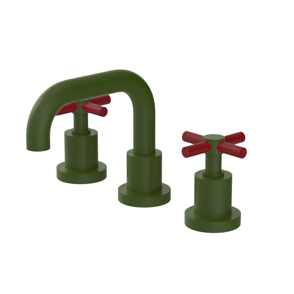 Rubinet Widespread Lav. Set. (less drain) Green Envy
