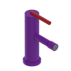 Rubinet Single Control Bidet Fitting (less drain) Purple Haze