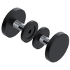 Rubinet Shower Door Knob (set) Matt Black