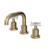 Rubinet Widespread Lav. Set. (less drain) Gold