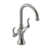Rubinet Single Hole Dual Handle Lav. Set. (less drain) Satin Nickel