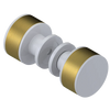 Rubinet Shower Door Knob (set) White