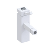 Rubinet Single Control Bidet Fitting (less drain) Matt White