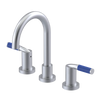 Rubinet Widespread Lav set (less drain) Satin Chrome