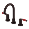 Rubinet Widespread Lav set (less drain) Oil Rubbed Bronze