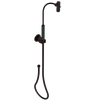 Rubinet Hand Held Shower Bidet with Extended Reach & Dual Function Spray Including Wall Bracket with Supply & Hose (Round) Oil Rubbed Bronze