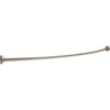 Delta 1" x 5' Shower Curtain Rod with Brackets (6" Bow)