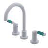 Rubinet Widespread Lav. Set. (less drain) Matt White