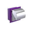 Rubinet RECESSED TOILET PAPER HOLDER Purple Haze