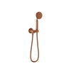 Baril 1-spray anti-limestone hand shower on wall-mounted supply elbow