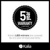 KALIA NOXLED-illuminated bathroom mirror - 20" x 32"