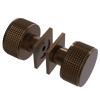 Rubinet Shower Door Knob (set) Tuscan Brass