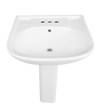 Contac Caprice – 4343DMX – 4” Center Pedestal Sink