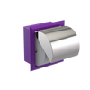 Rubinet RECESSED TOILET PAPER HOLDER Purple Haze