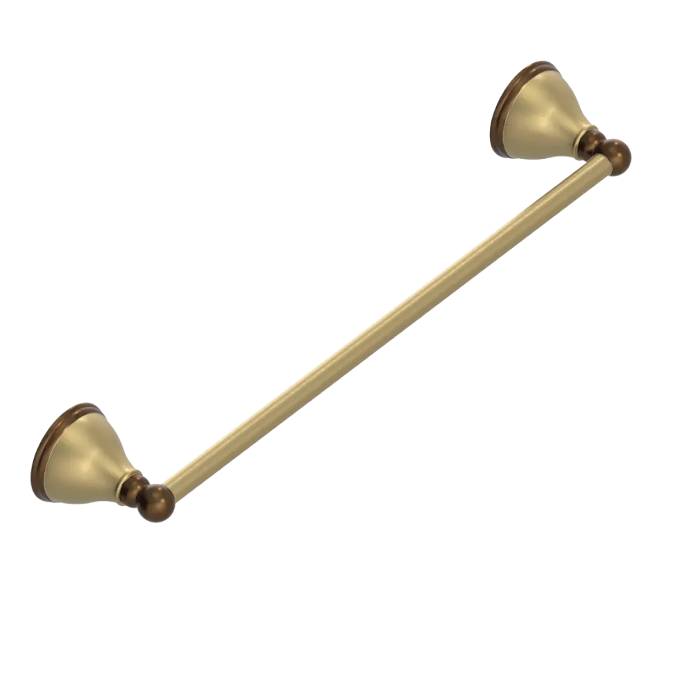 Rubinet Towel Bar 24" Satin Brass