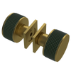 Rubinet Shower Door Knob (set) Antique Brass Matt