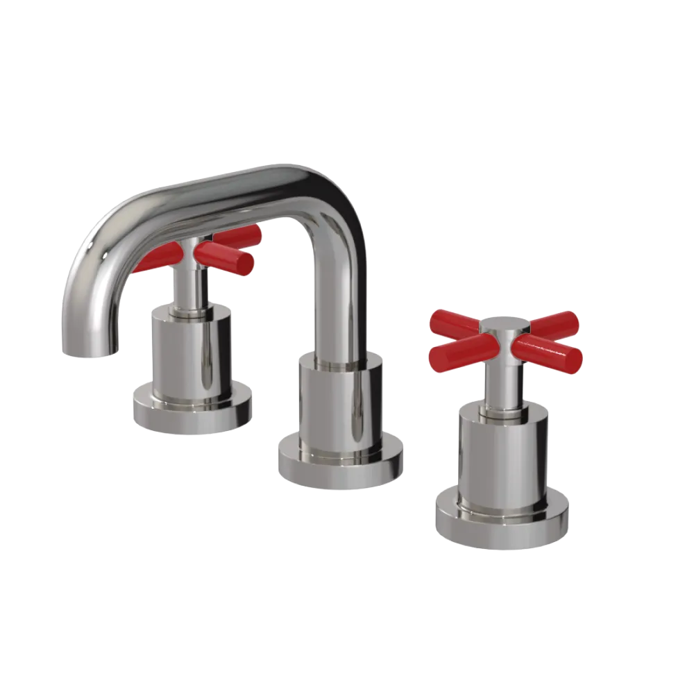 Rubinet Widespread Lav. Set. (less drain) Polished Nickel