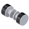 Rubinet Shower Door Knob (set) White