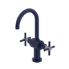 Rubinet Single Hole Dual Handle Lav. Set with LaSalle Spout (less drain) Midnight Blue