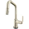 Brizo Smarttouch Pull Down Prep Faucet With Angle Spout Industrial Handle