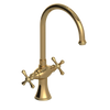 Rubinet Two Handle Single Hole Kitchen Set Gold