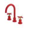Rubinet Widespread Lav. Set. (less drain) Red