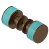 Rubinet Shower Door Knob (set) Tuscan Brass