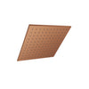 Baril Square 12" anti-limestone shower head