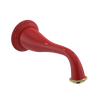 Rubinet Tub Filler Spout Wall Mount Red
