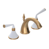 Rubinet Widespread Lav. Set. (less drain) Satin Gold