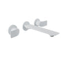 Baril Two handles wall-mounted lavatory faucet, drain not included