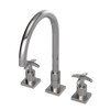 Rubinet Widespread Kitchen Set Polished Nickel