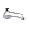 Rubinet Tub Filler Spout Deck Mount Satin Chrome