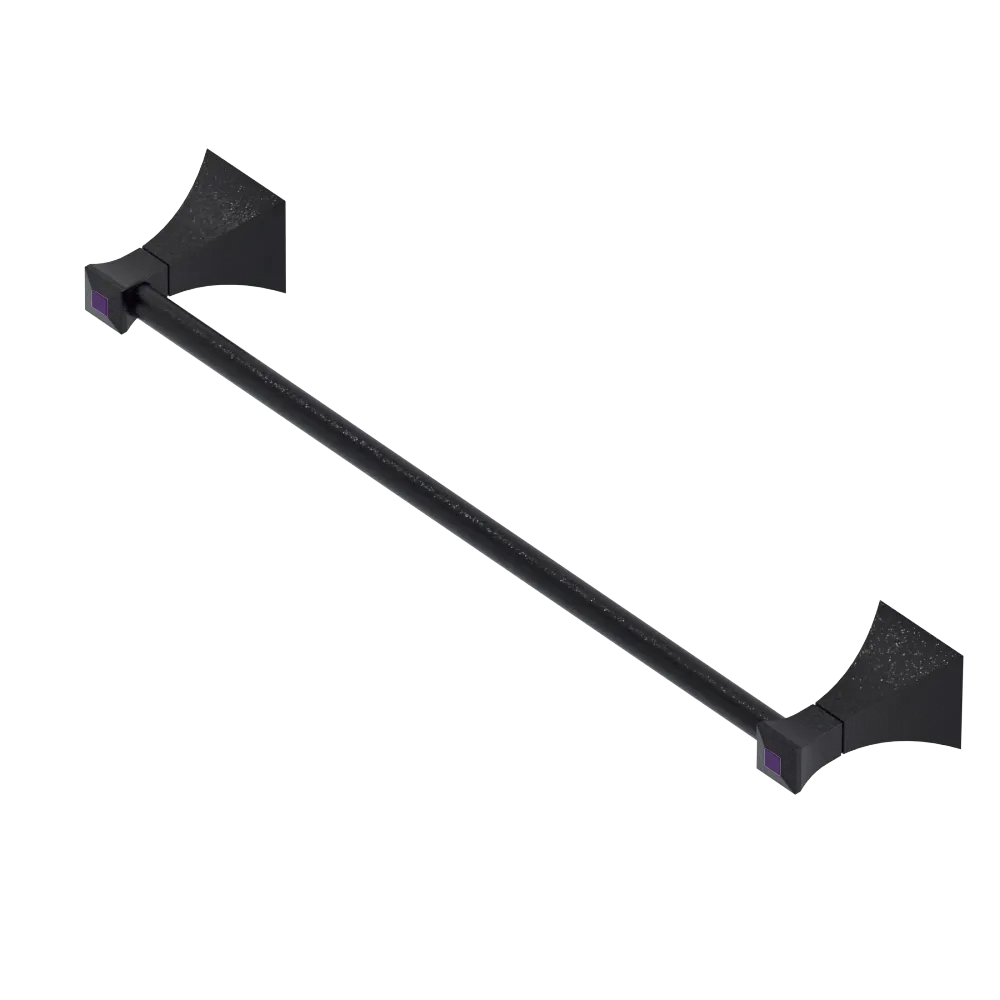 Rubinet Towel Bar 24" Matt Black