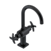 Rubinet Single Hole Dual Handle Lav. Set. (less drain) Black