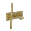 Baril Wall-mounted tub faucet with hand shower