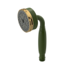 Rubinet 3 Function Hand Held Shower Only Green Envy